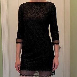 Ellie Tahiti Black Evening Dress